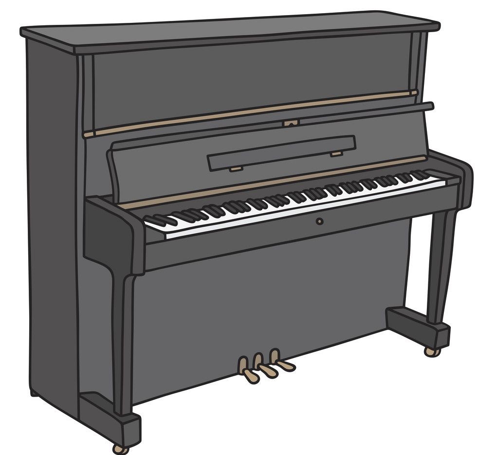 Instrumenter - opretstående klaver